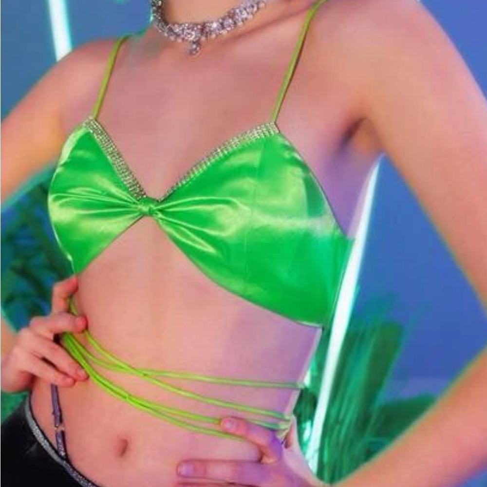 Neon crop top
